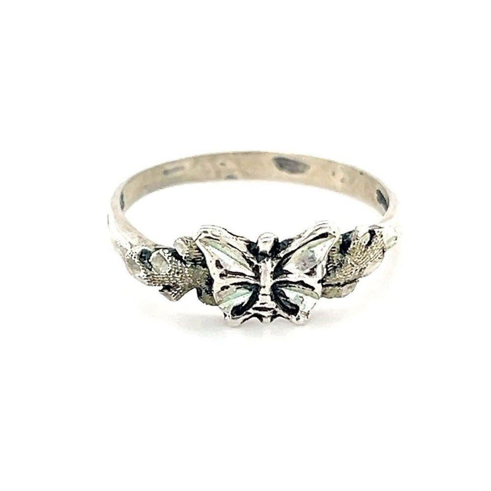 Sterling Silver Cute Butterfly Ring‎